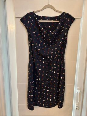 Tommy Hilfiger - Navy Dress with Red & Yellow Polka Dots